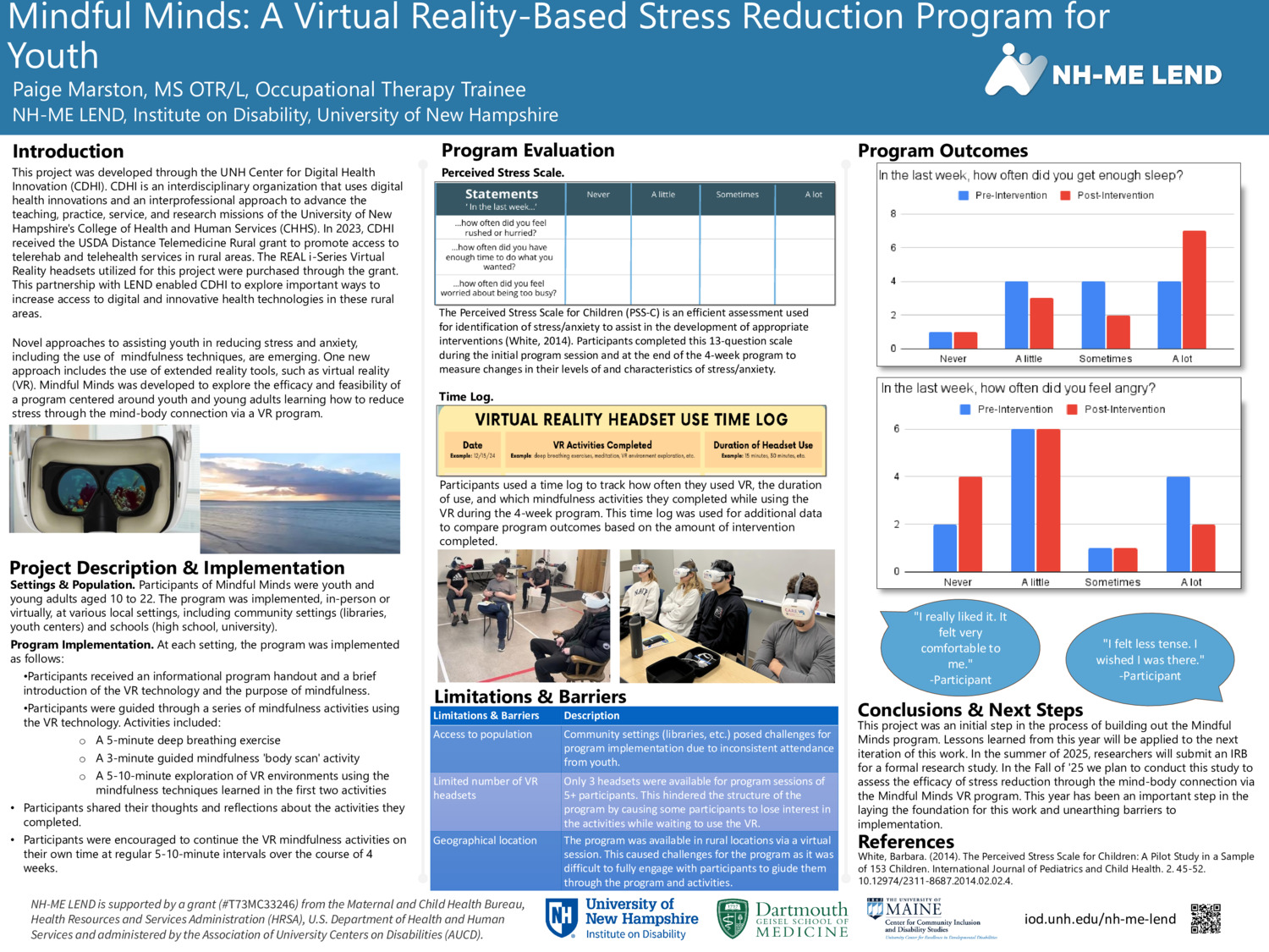Mindful Minds: A Virtual Reality-Based Stress Reduction Program For Youth by pmm1025