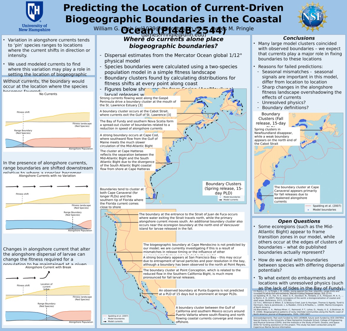 Predicting The Location Of Current-Driven Biogeographic Boundaries In The Coastal Ocean by willlush