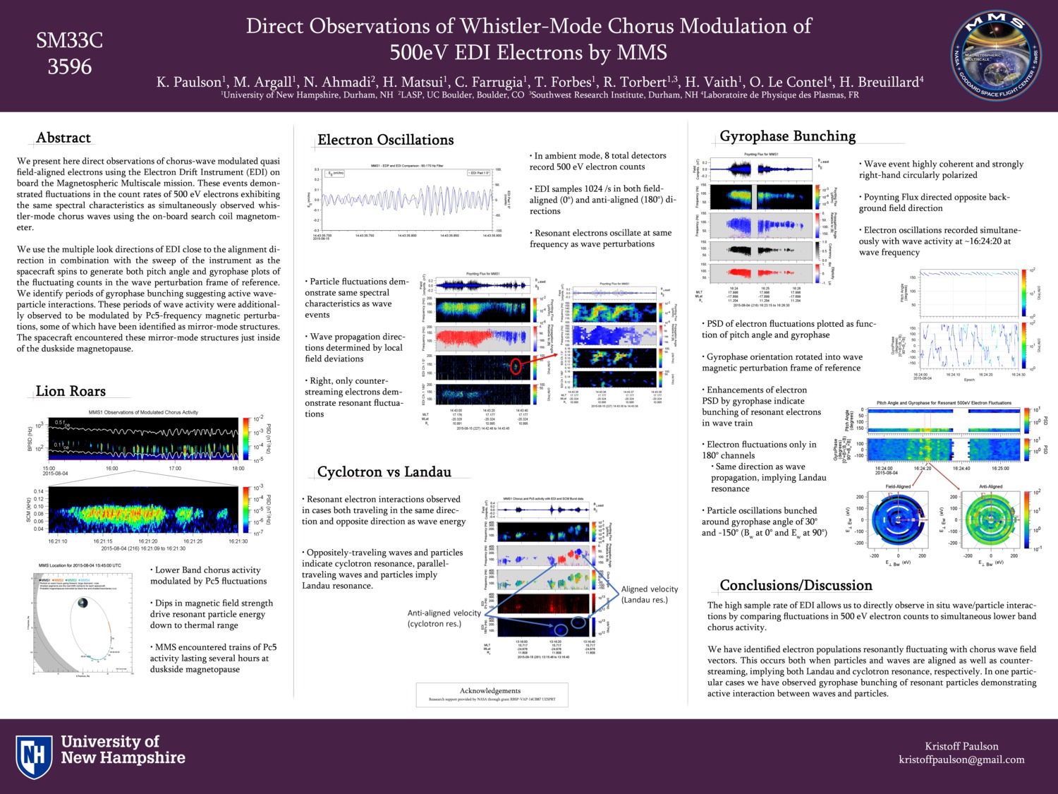 Direct Observations Of Whistler-Mode Chorus Modulation Of 500ev Edi Electrons By Mms by kwd5