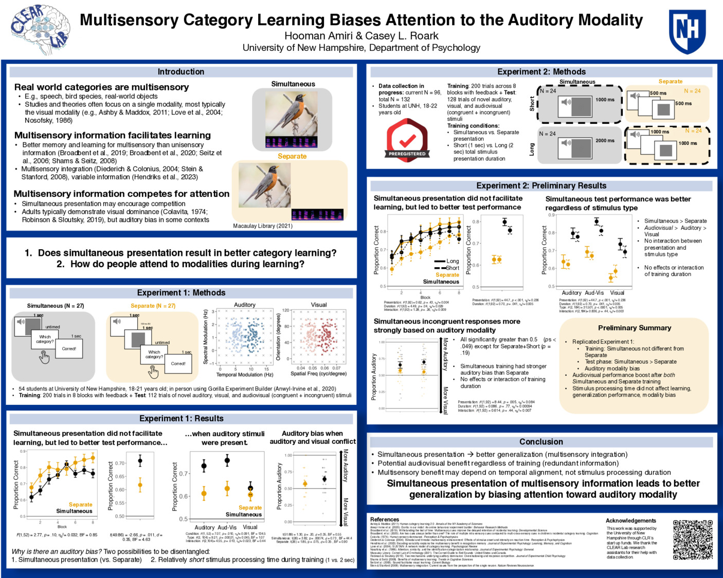 Multisensory Category Learning Biases Attention To The Auditory Modality by croark