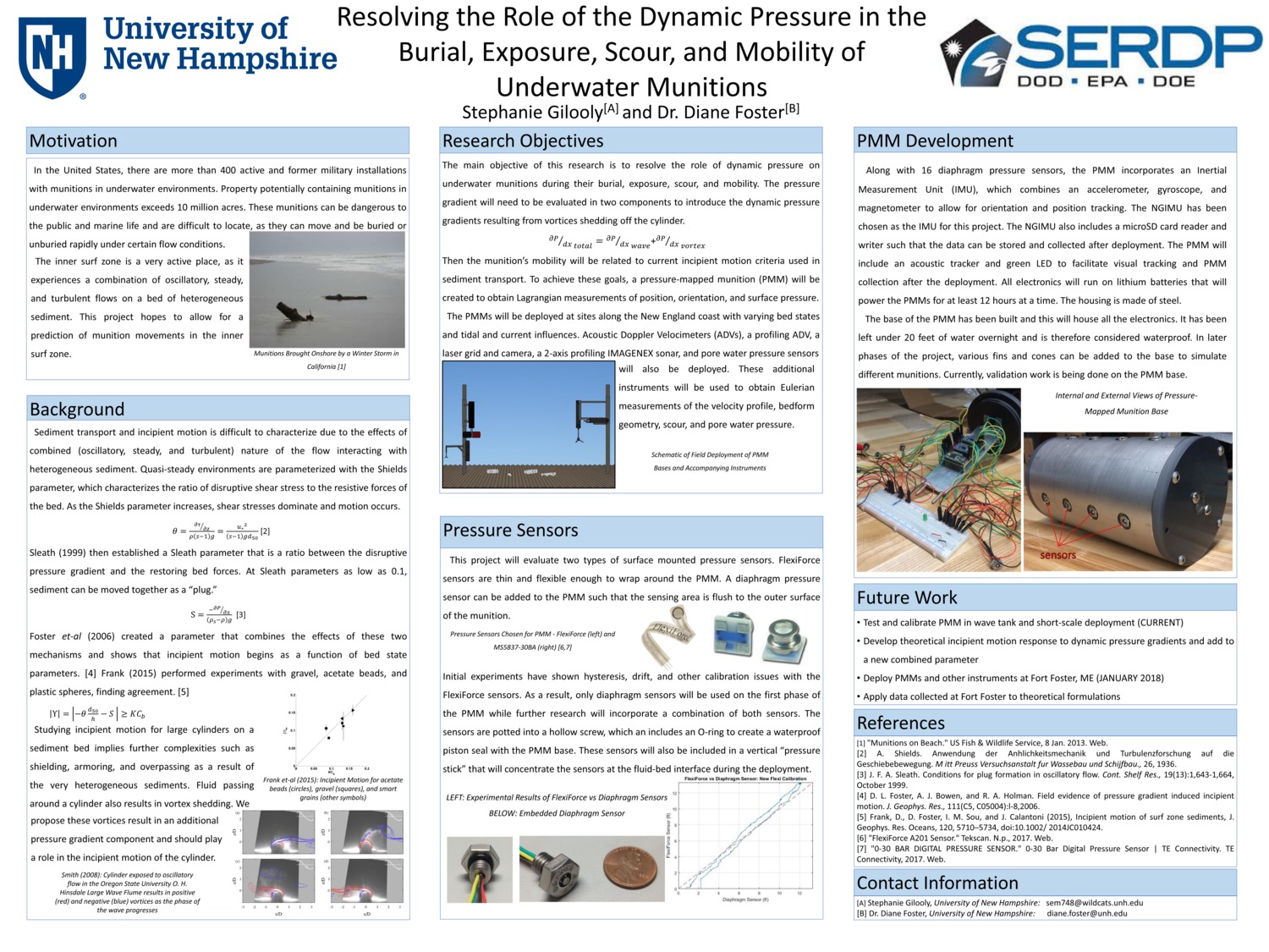 Resolving The Role Of The Dynamic Pressure In The Burial, Exposure, Scour, And Mobility Of Underwater Munitions by sgilooly