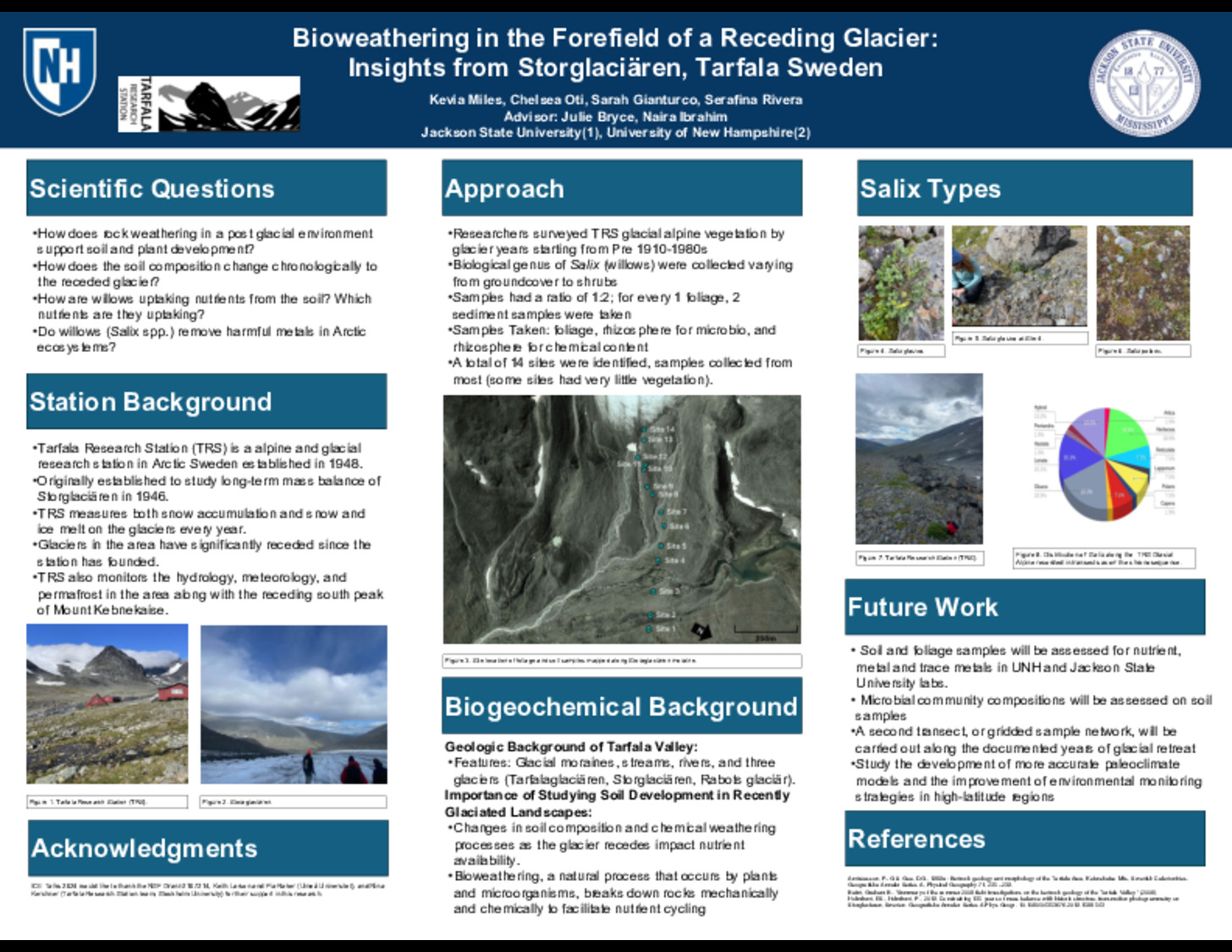 Bioweathering In The Forefield Of A Receding Glacier:  Insights From Storglaciären, Tarfala Sweden by sr1570