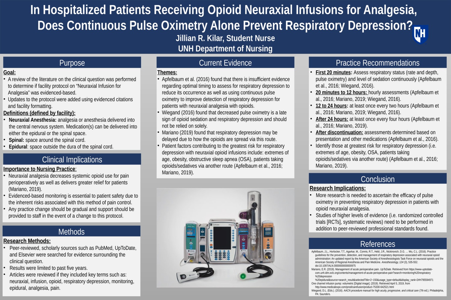In Hospitalized Patients Receiving Opioid Neuraxial Infusions For Analgesia, Does Continuous Pulse Oximetry Alone Prevent Respiratory Depression? by jrk1007