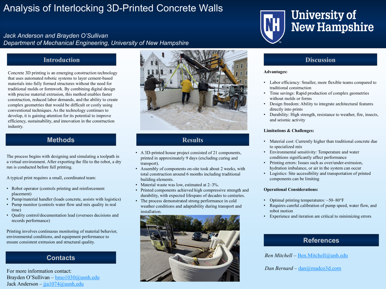 Analysis Of Interlocking 3d-Printed Concrete Walls by bmo1030
