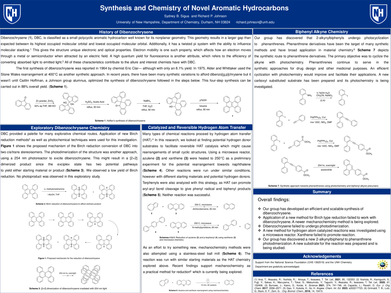 Synthesis And Chemistry Of Novel Aromatic Hydrocarbons by sydneysigua