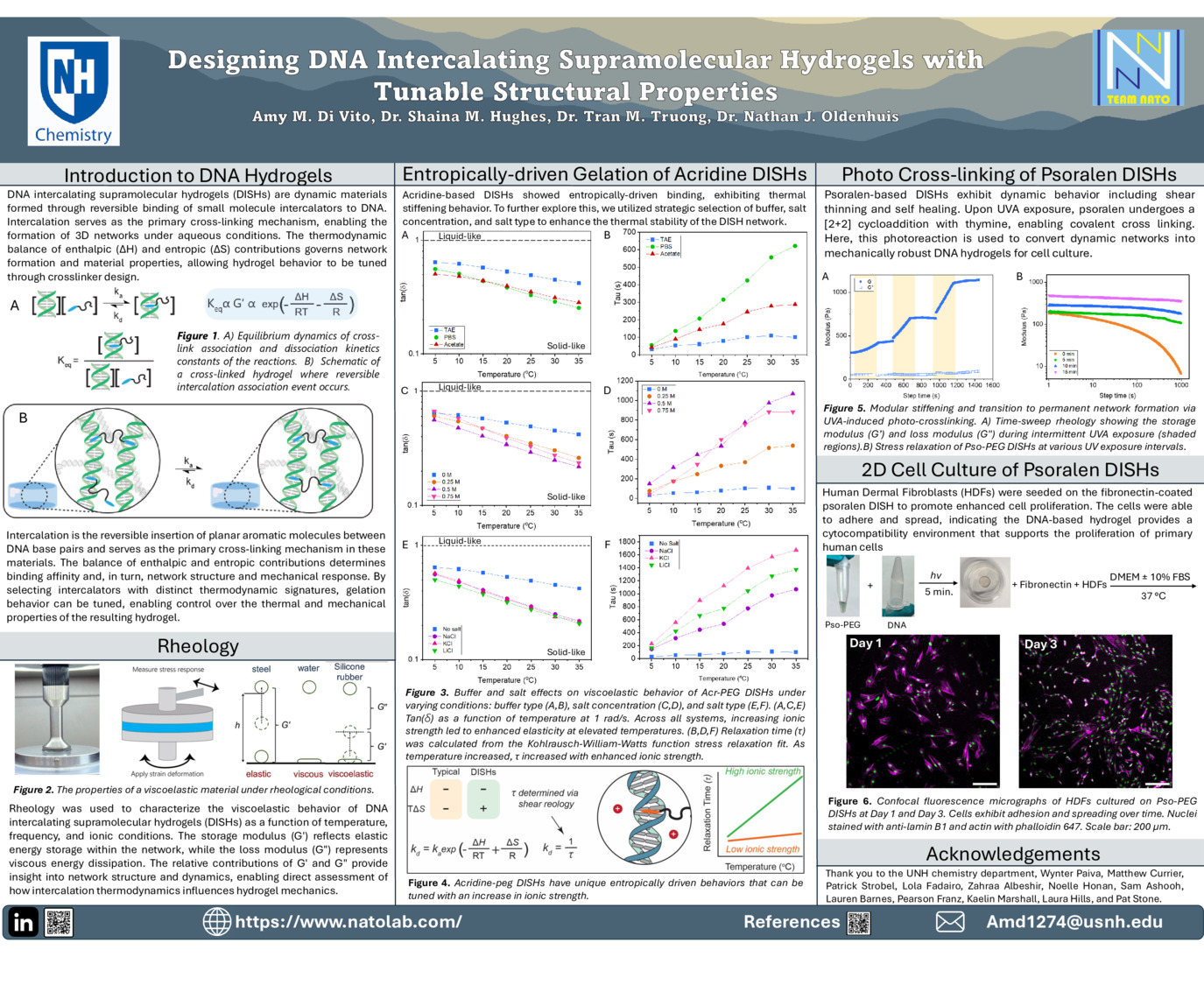 Designing Dna Intercalating Supramolecular Hydrogels With Tunable Structural Properties by amd1274