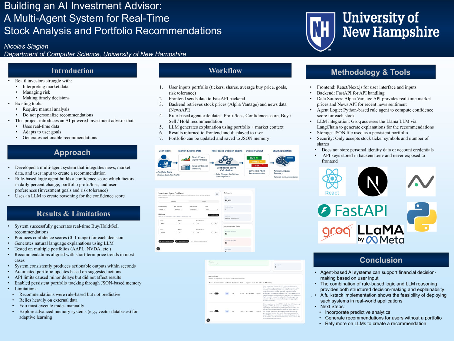 Building An Ai Investment Advisor: A Multi-Agent System For Real-Time Stock Analysis And Portfolio Recommendations by ns1422