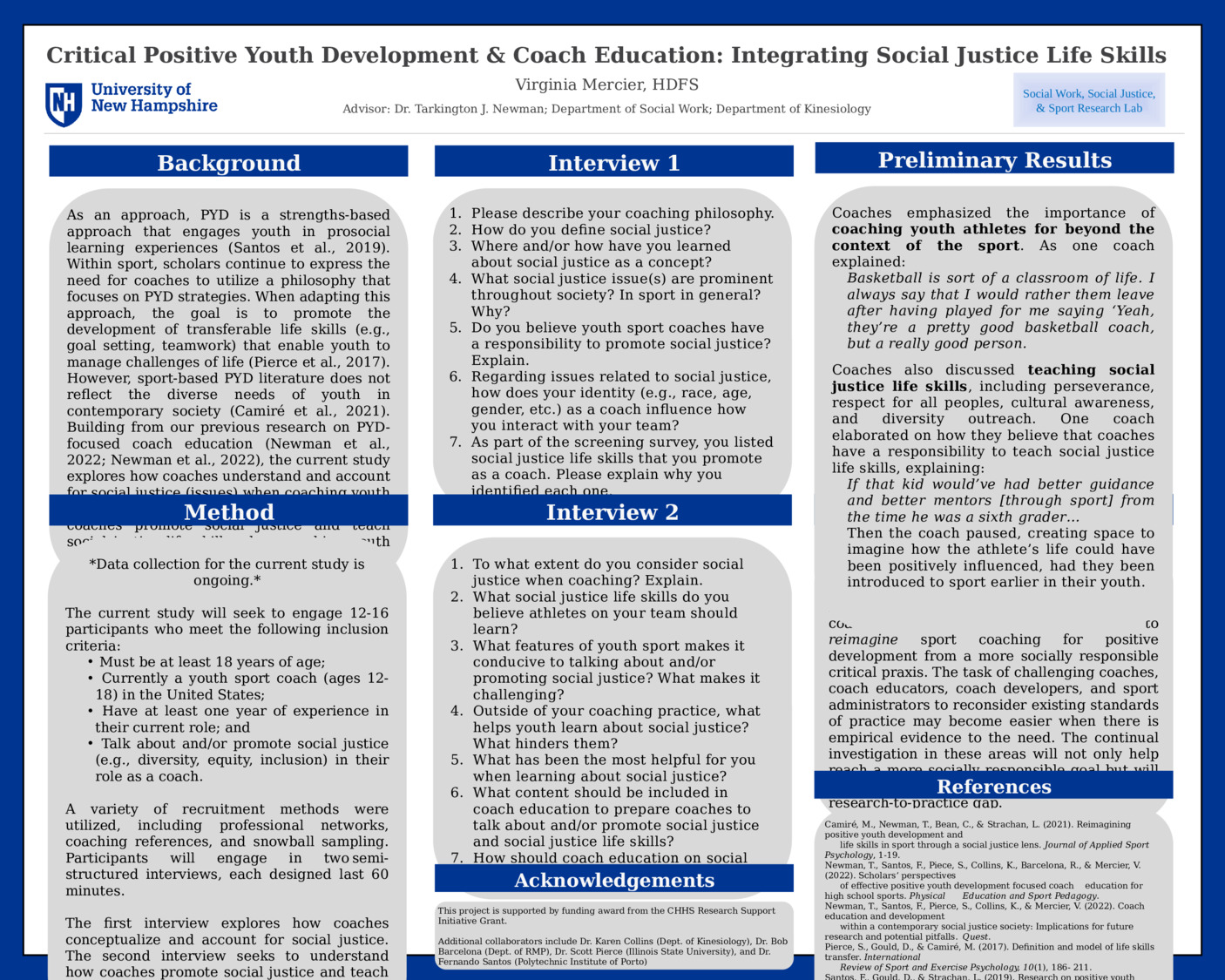 Critical Positive Youth Development & Coach Education: Integrating Social Justice Life Skills by vjm1007