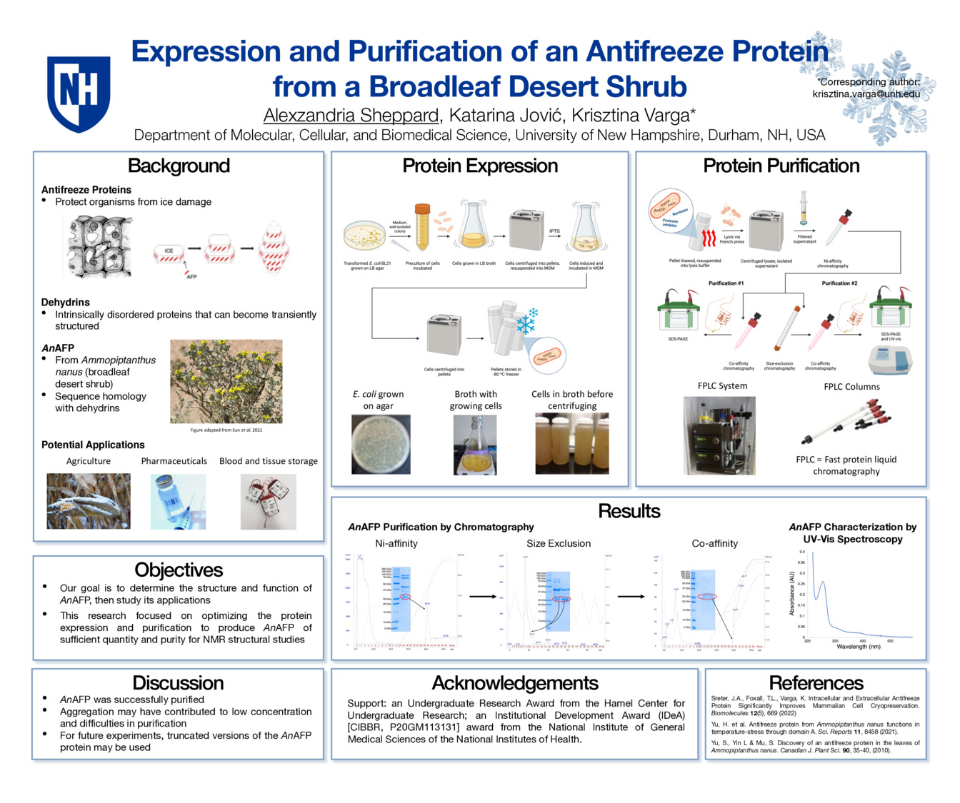 Expression And Purification Of A Protein From A Broadleaf Desert Shrub by ams1517