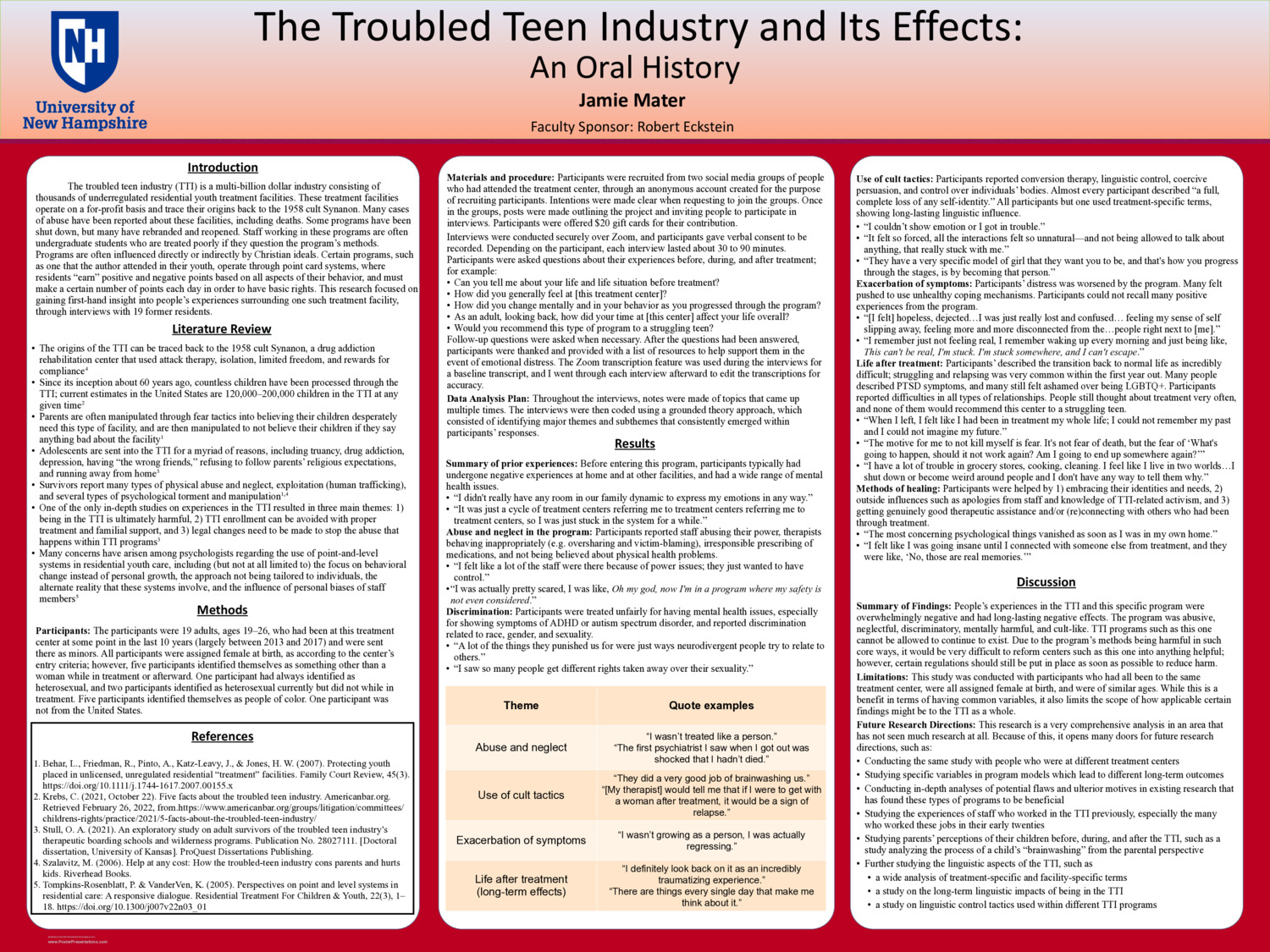 The Troubled Teen Industry And Its Effects by JamieM645